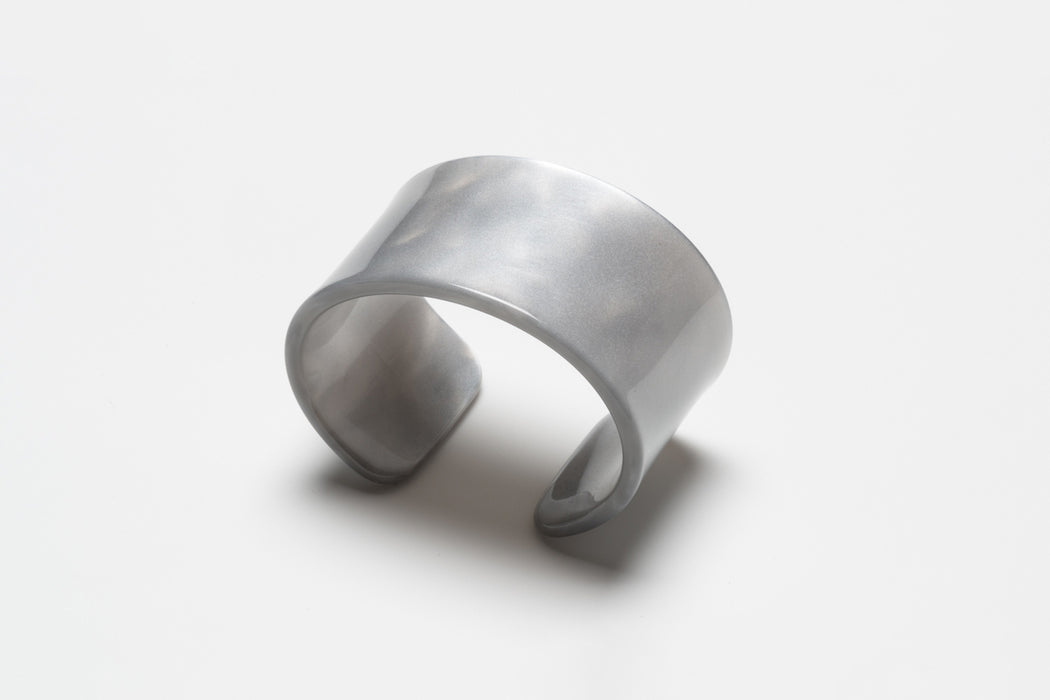 Acrylic Napkin Ring, Silver
