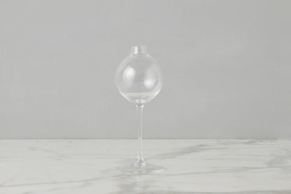 Clear Wine Glass Vase, Small