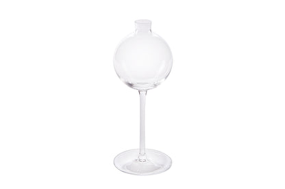 Clear Wine Glass Vase, Small