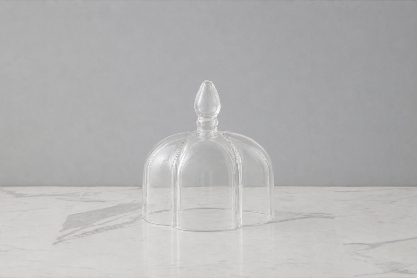 Glass Quatrefoil Dome