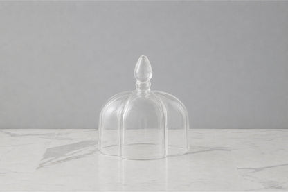 Glass Quatrefoil Dome