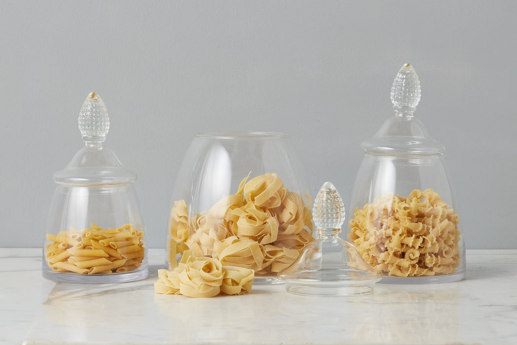 GMC601AAC9 etuhome Glass Teardrop Jar Lid Small