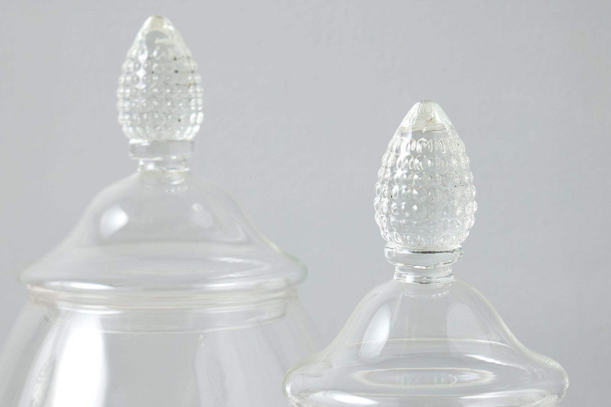 GMC601AAC9 etuhome Glass Teardrop Jar Lid Small