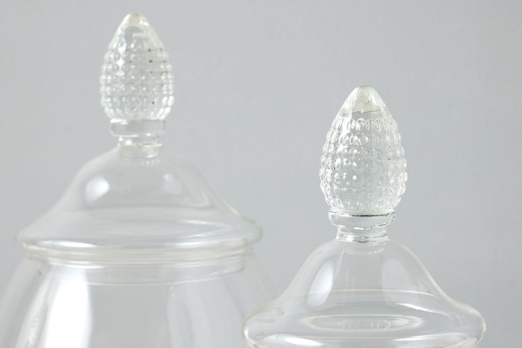 GMC601AAC9 etuhome Glass Teardrop Jar Lid Small