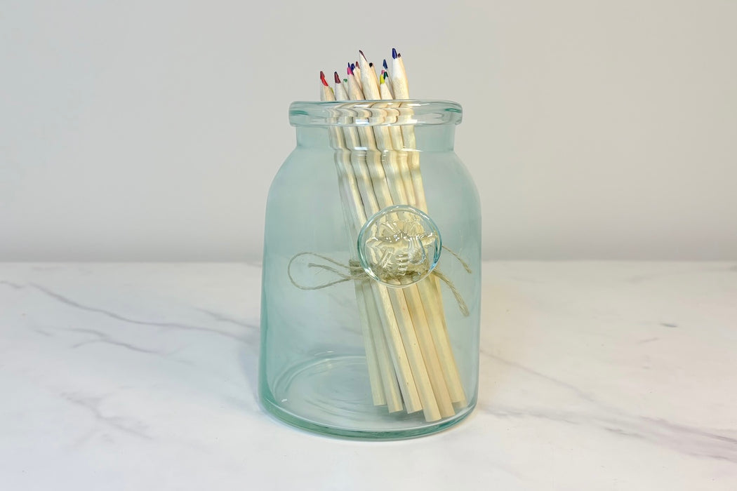 French Bee Mason Jar Vase, Small