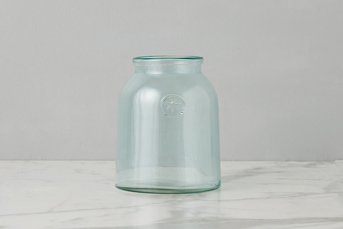 French Bee Mason Jar Vase, Medium