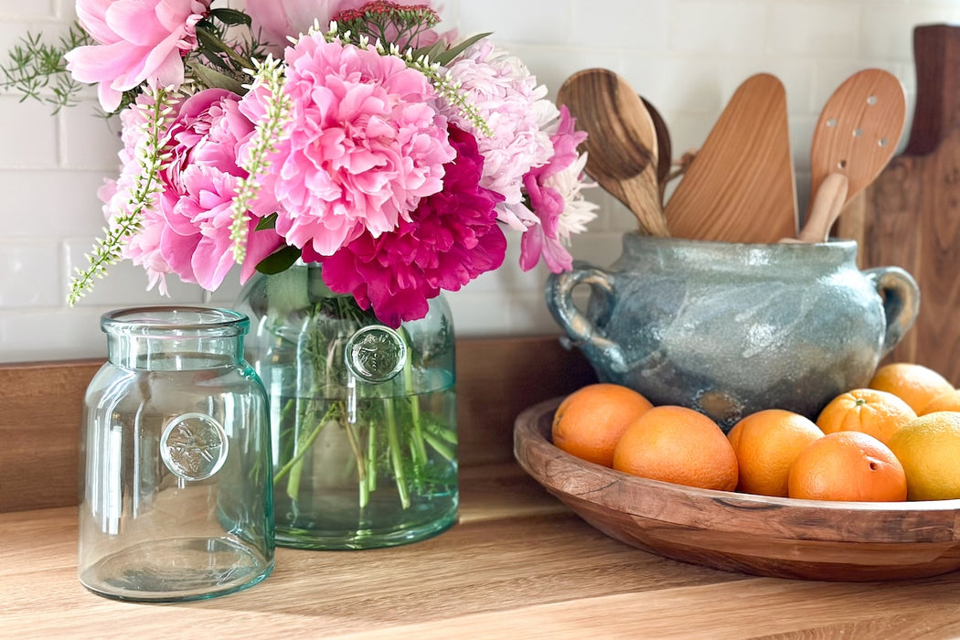 French Bee Mason Jar Vase, Small