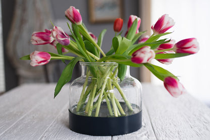 3-in-1 Glass Bloom Vase, Maritime Color Set