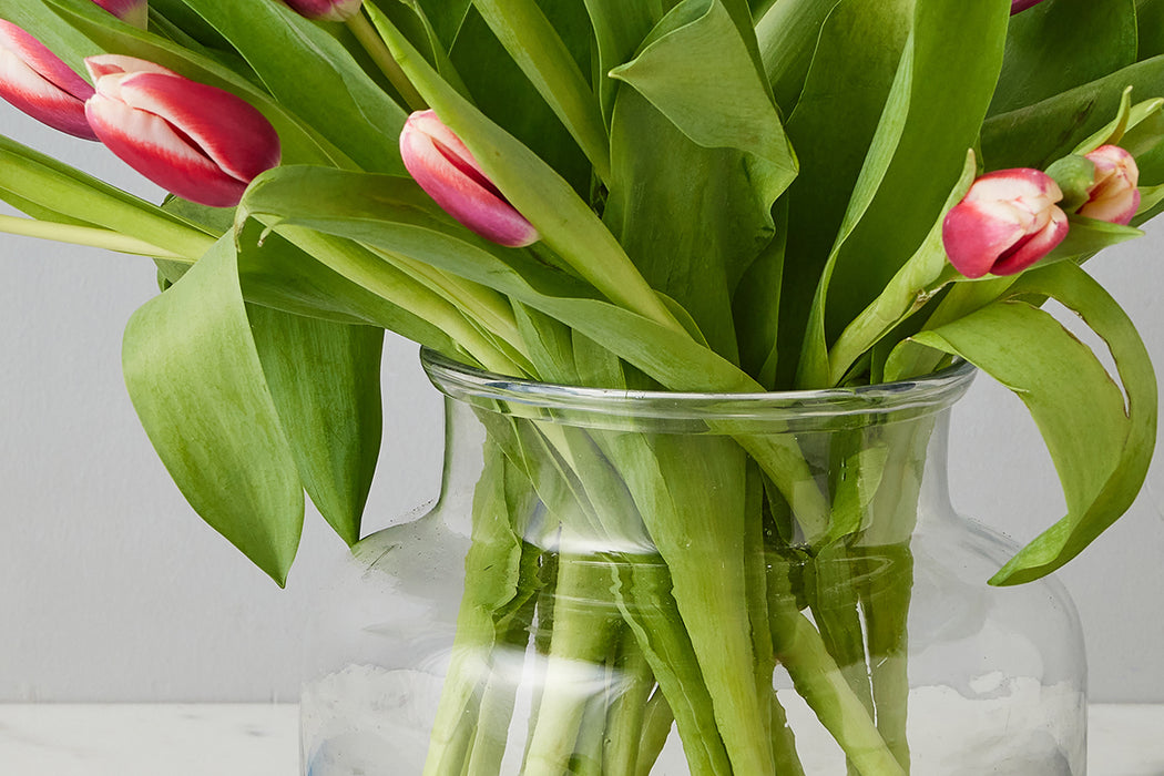 Clear Bloom Flower Vase