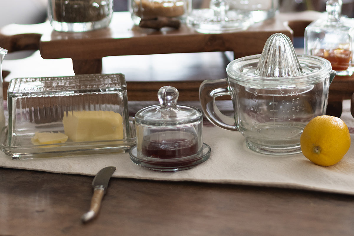 Bistro Glass Jam Jar, Round