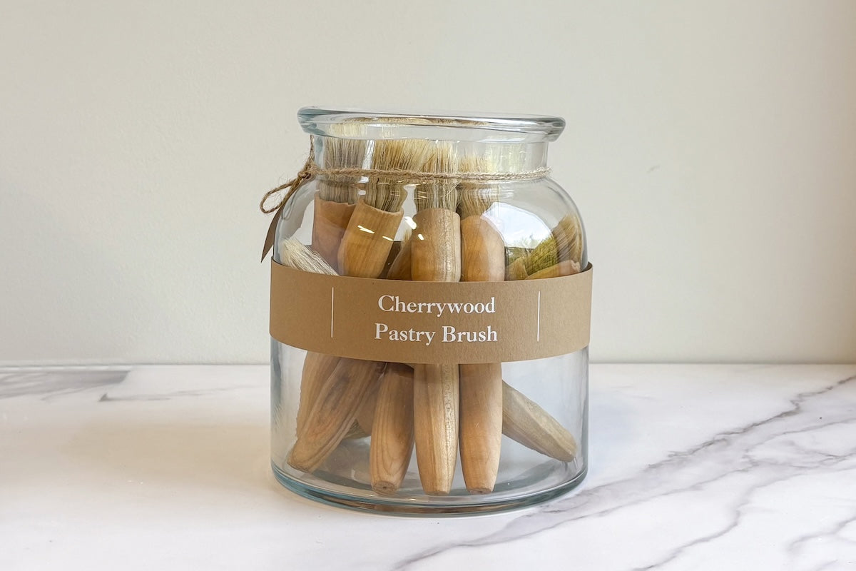 French Pastry Brush, Cherrywood