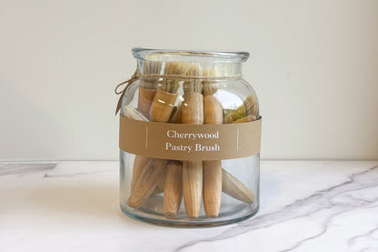 French Pastry Brush, Cherrywood