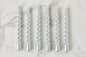 Lacquer Twisted Taper Candles, Silver, Set of 6