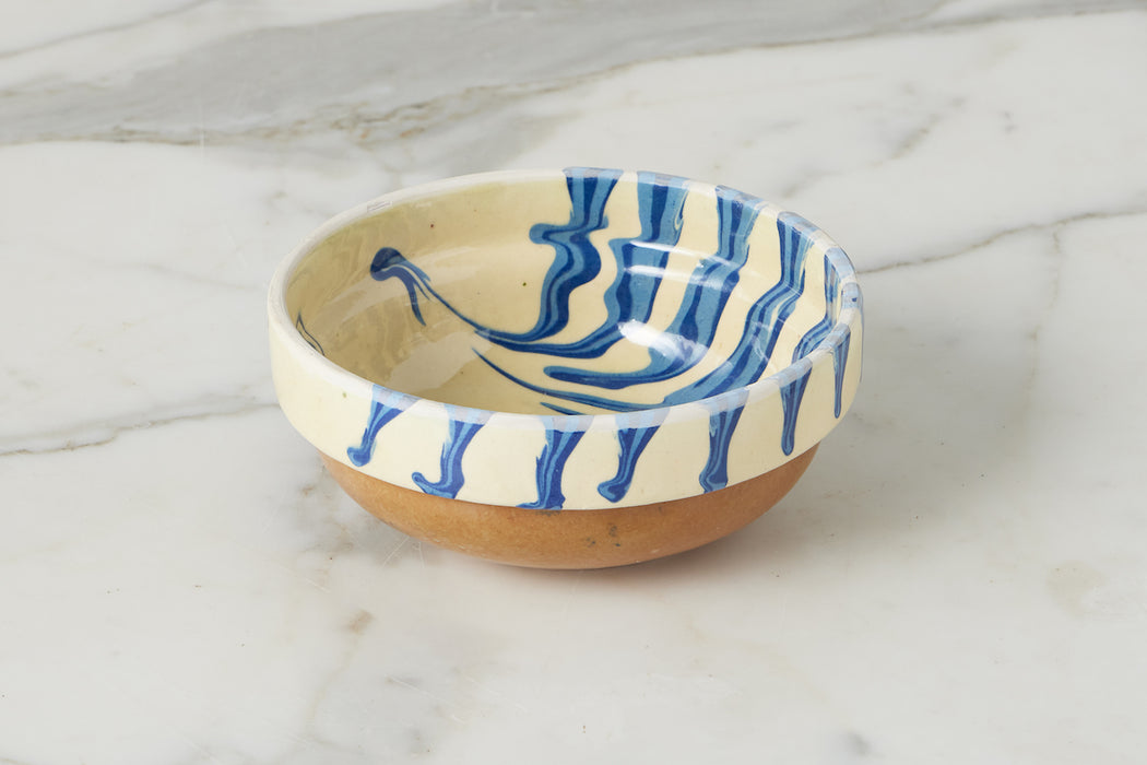 Vintage Swirl Decorative Terracotta Bowl, Assorted