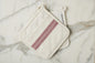 Pot Holder, Vintage Merlot Red Stripe, Set of 2