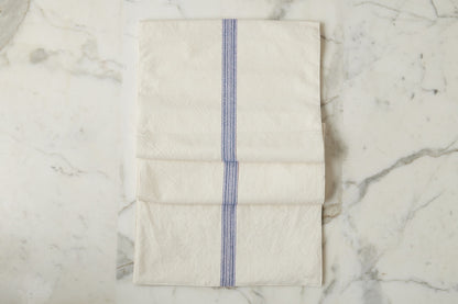 Table Runner, Vintage Navy Blue Stripe