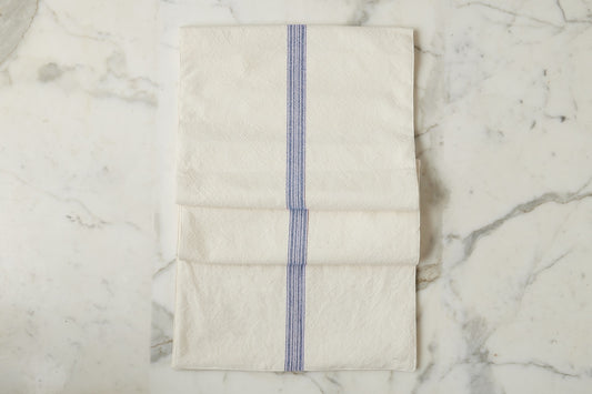 Table Runner, Vintage Navy Blue Stripe