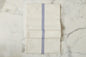Table Runner, Vintage Navy Blue Stripe