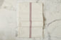 Table Runner, Vintage Merlot Red Stripe Runner