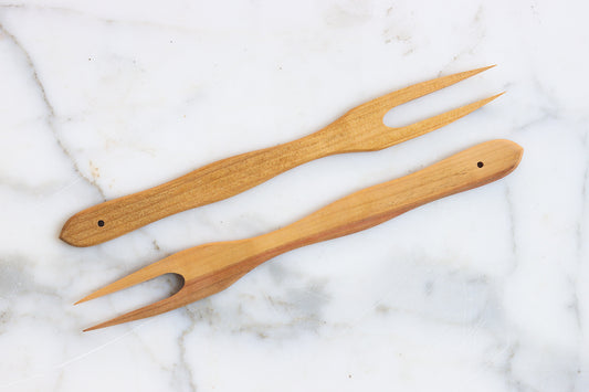 German 2-Prong Fork, Cherrywood