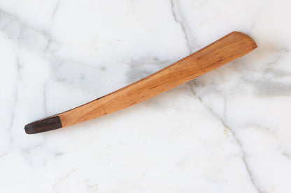 German Barbecue Tongs, Walnut