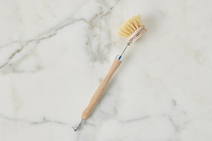 Euro Wood-Handled Dish Brush