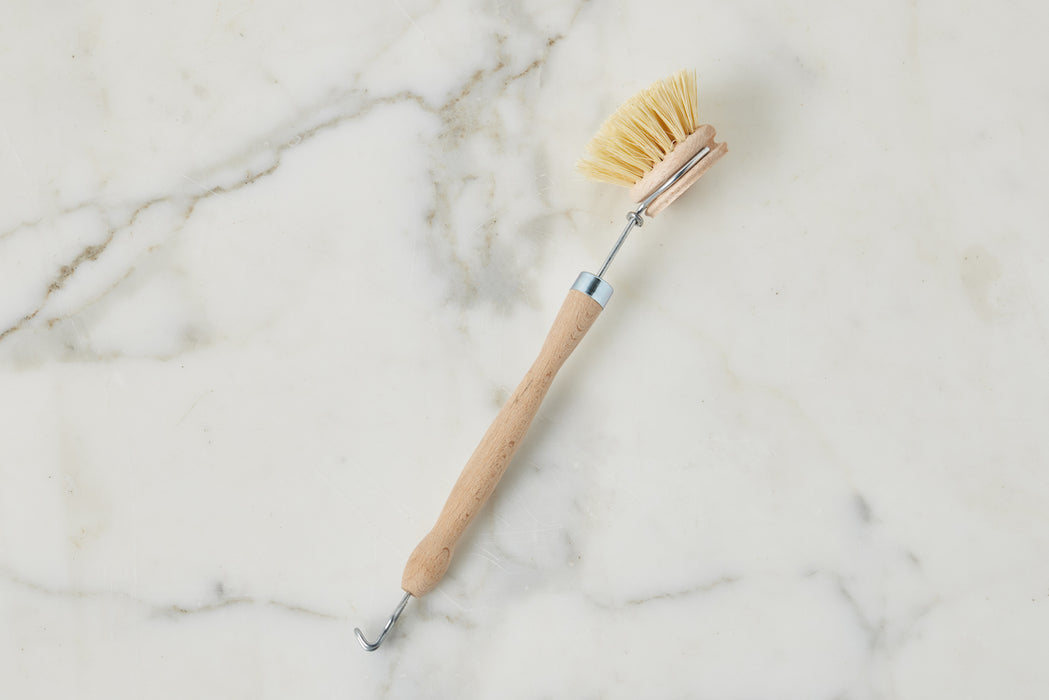 Wood-Handled Dish Brush