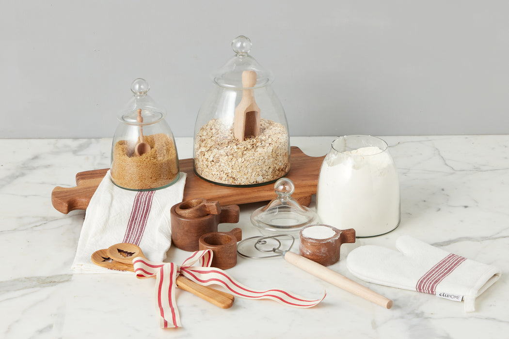 Euro Holiday Spoon Set, Beechwood