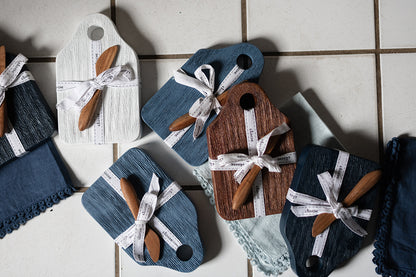 Mini Appetizer Board, Denim