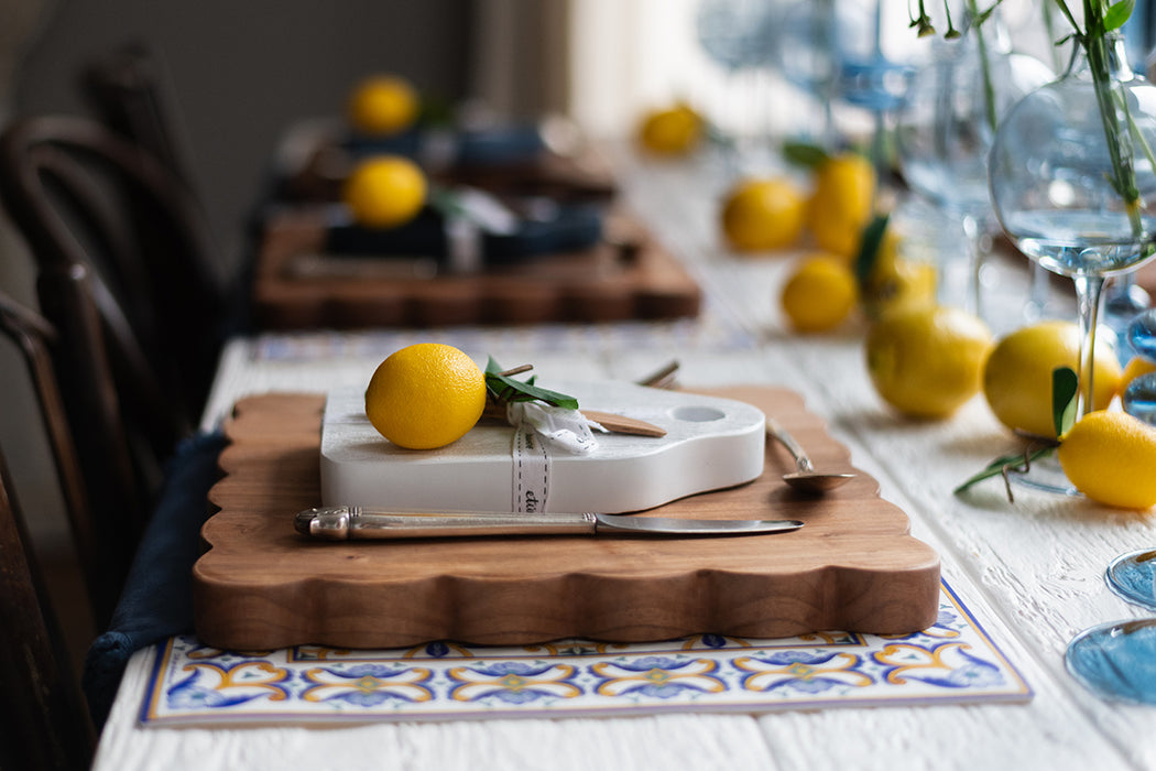 Small Dutch Cheese Board, White