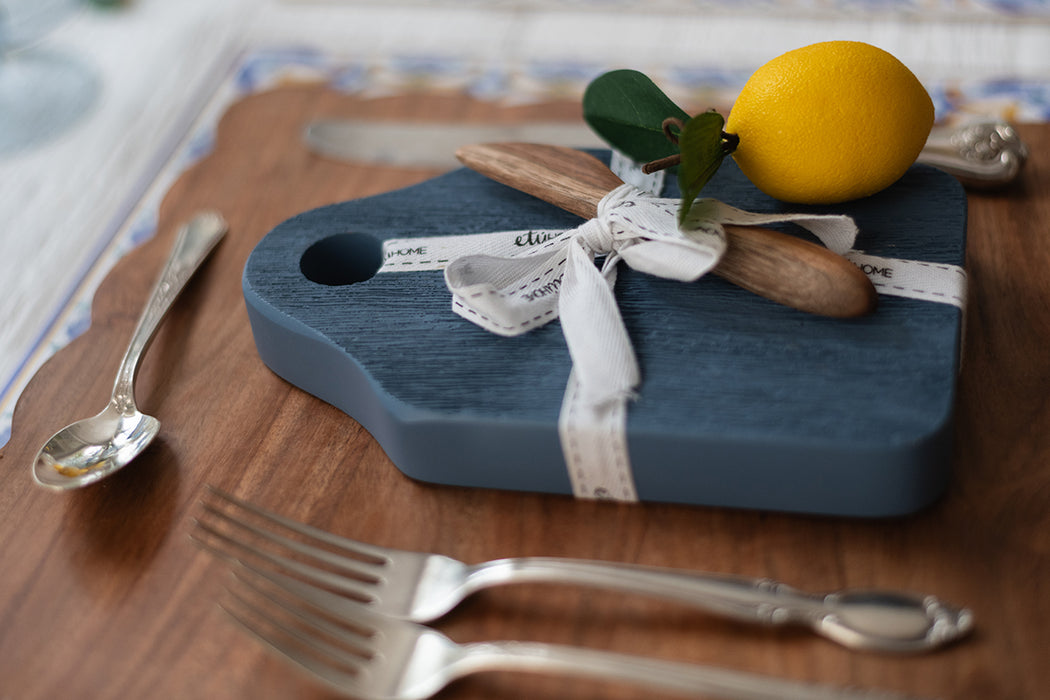 Small Dutch Cheese Board, Denim