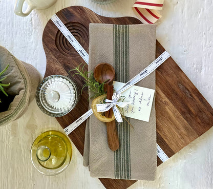 Large Dipping Board with Well, Natural