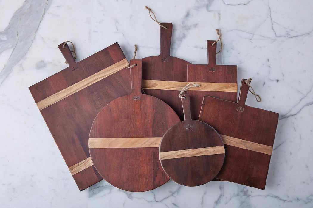 Saddle Charcuterie Board Set, Extra Small