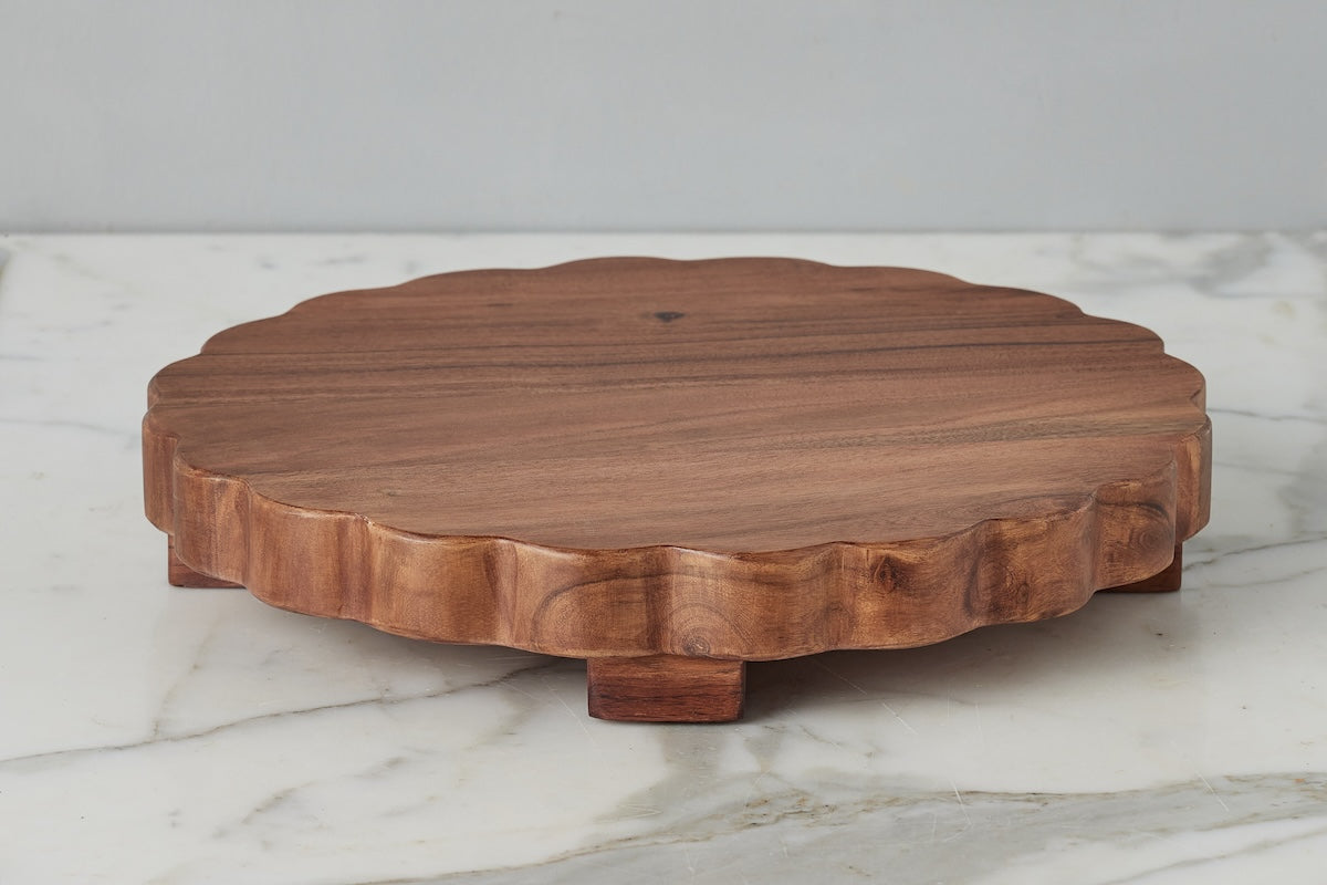 Natural Scalloped Trivet, Large - Thumbnail 3