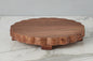 Scalloped Trivet Riser, Large Round, Natural