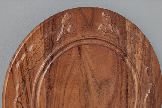 RMN605EN1 etuhome Vintage English Bread Board Medium Round