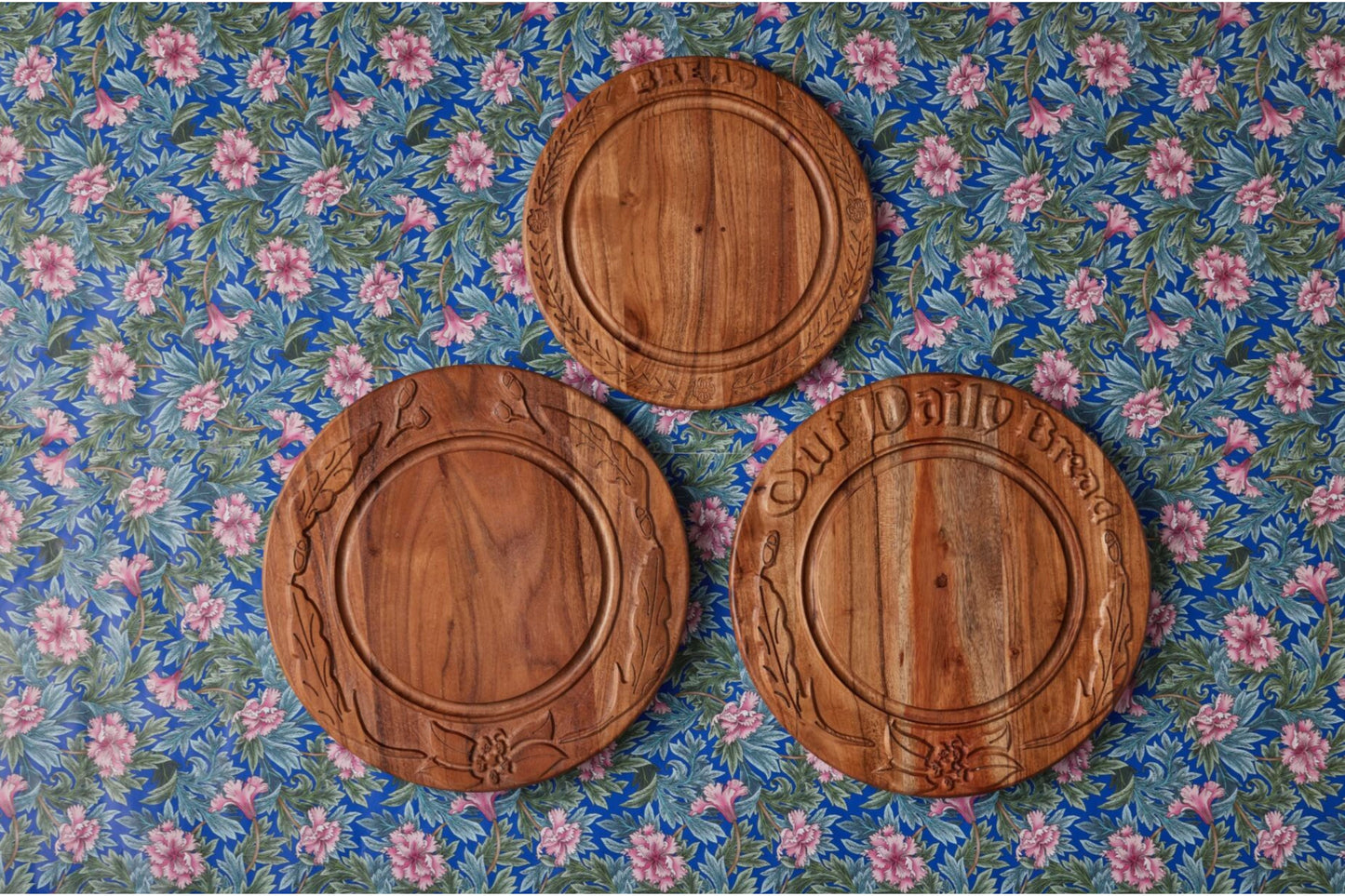 RMN605EN1 etuhome Vintage English Bread Board Medium Round