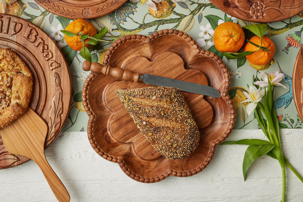 RMN610UN2 etuhome Serrated Bread Knife Wood Handle