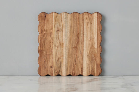 Scalloped Cutting Board, Medium Square
