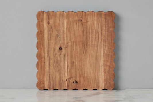 Scalloped Cutting Board, Large Square