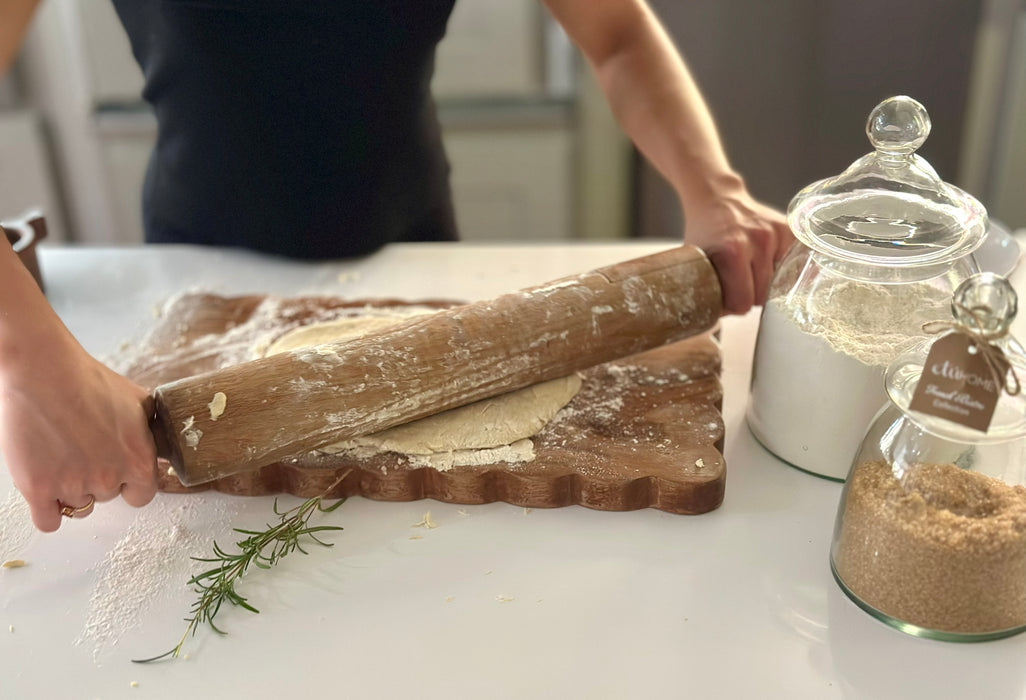 Scalloped Cutting Board, Medium Rectangle
