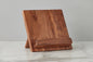 Scalloped Wood Book Stand, Natural