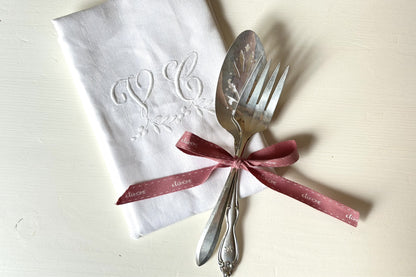 Found Silver Dessert Serving Set