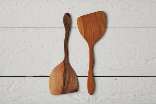 Oversized Spatula, Fruitwood