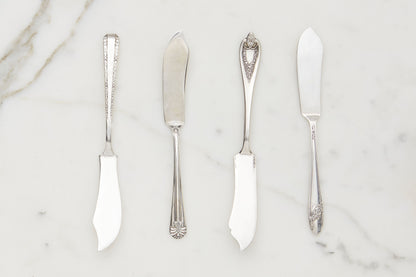 Found Silver Spreader, Set of 4