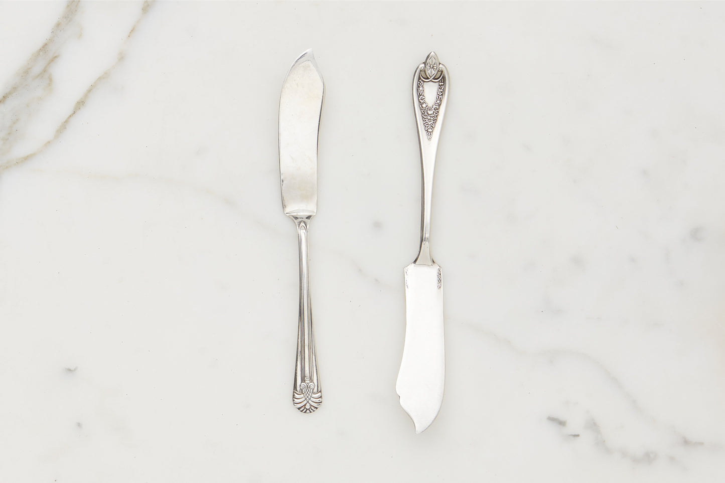 Found Silver Spreader, Set of 4