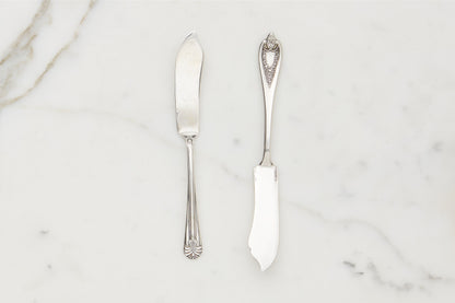 Found Silver Spreader, Set of 4