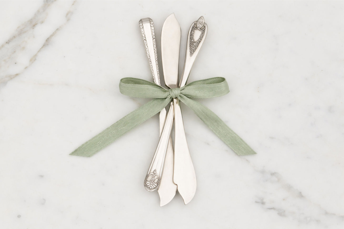 Found Silver Spreader, Set of 4