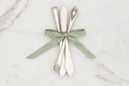 Found Silver Spreader, Set of 4