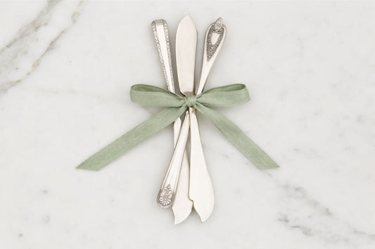 Found Silver Spreader, Set of 4